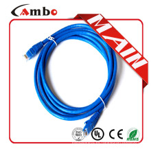 Buen precio 26awg trenzado desnudo coper 7 * 0.2mm cat6a patch lleva